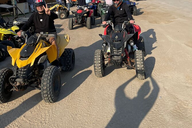 Doha Qatar ATV Quad Bike Buggy Dune Bashing and Camel Ride - Who will enjoy this tour most