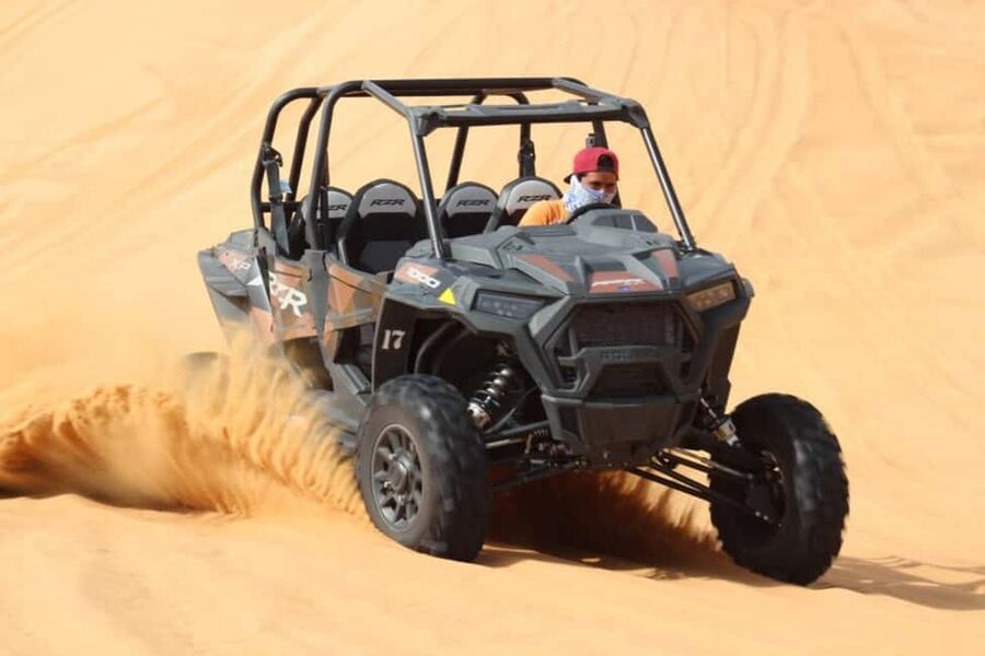Doha Qatar Buggy ride, camel ride, dune bashing, sandboard. - SUV dune bashing on the Sealine route