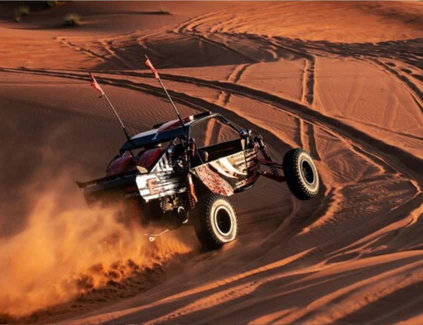 Doha: Self-Ride Desert Dune Buggy Experience with Guide - Where the desert meets the sea