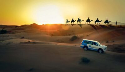 Doha: Sunset Desert Safari, ATV, Camel Ride and Sandboarding