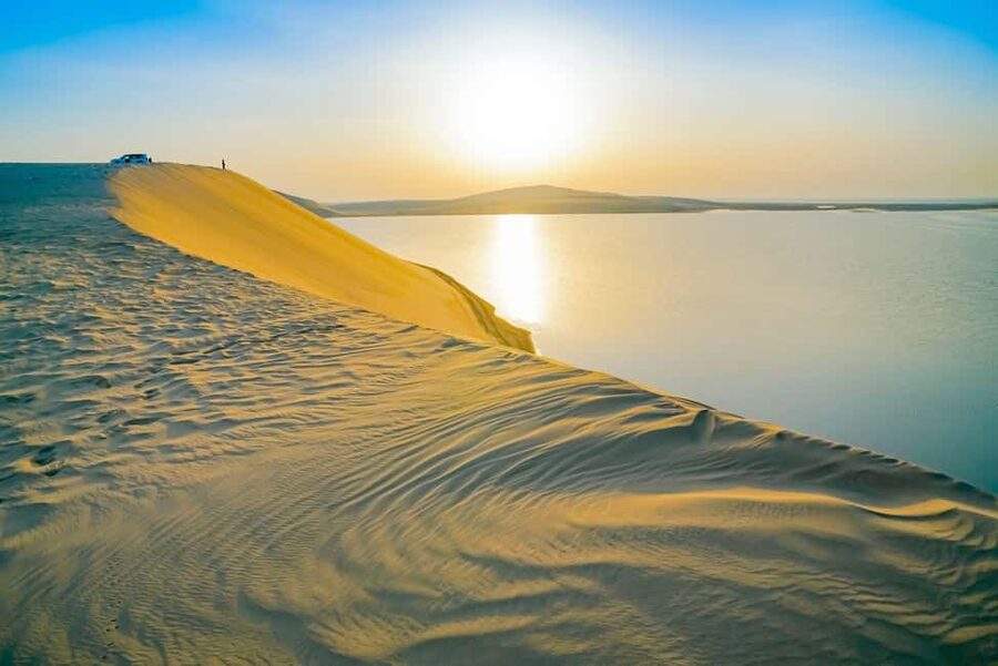 Doha: Sunset Desert Safari, ATV, Camel Ride and Sandboarding - Optional quad biking and the need to check your package