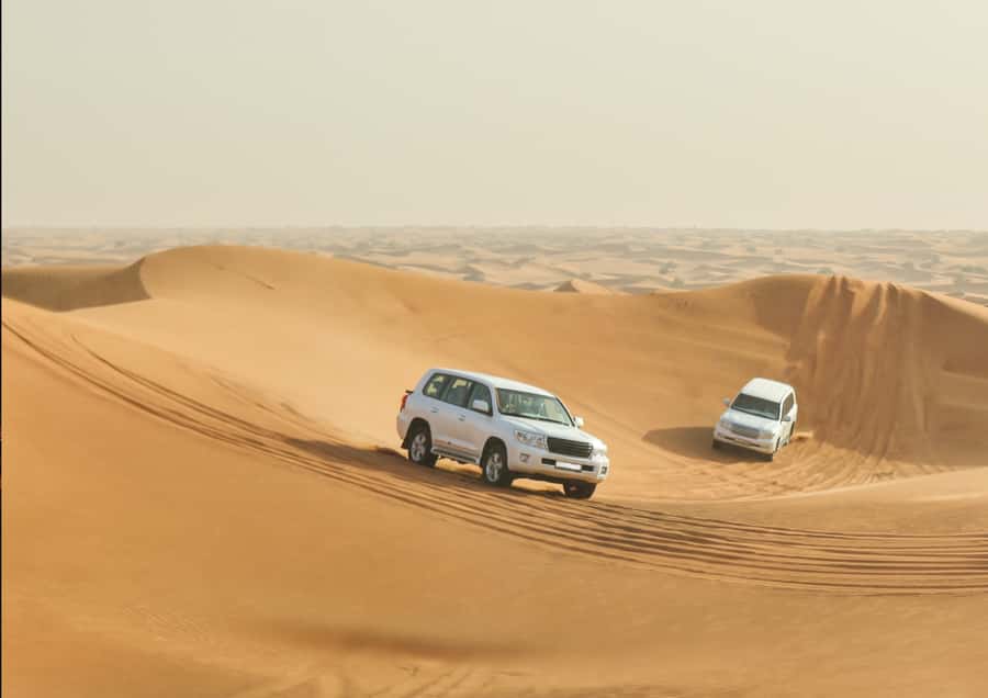 Doha: Sunset Safari, Dune Bashing, Sandboarding & Camel Ride - What to wear and bring