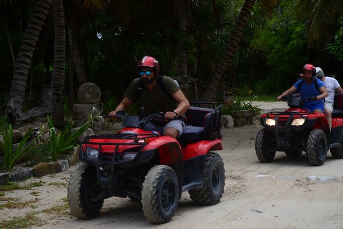 Double Atv Tour In Cozumel And Cenote Jade - Guides, communication, and group size