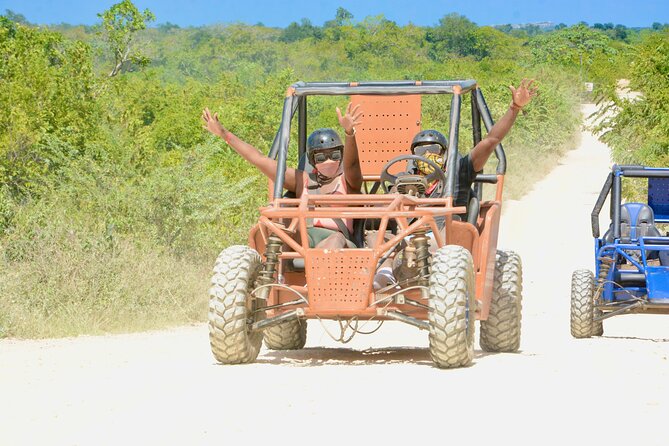 Double Driver Buggy Adventure in Punta Cana for 2 Pax - The private cave and its two swimming lagoons