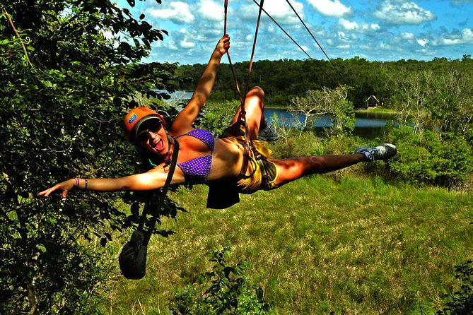 Drive an Atv shared, swim in a Cenote and ziplines in the Cancun - What this Cancun adventure is really like