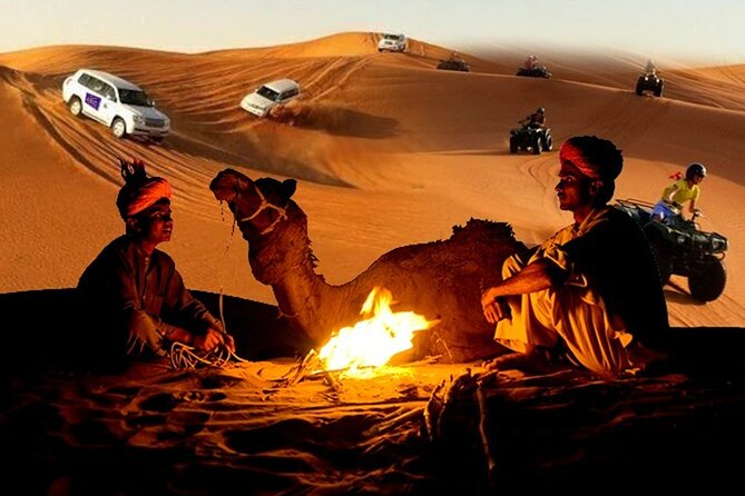 Dubai Desert Safari Dune Bashing, 60min ATV Quad, Camel Ride, BBQ - Lahbab’s 4x4 dune run