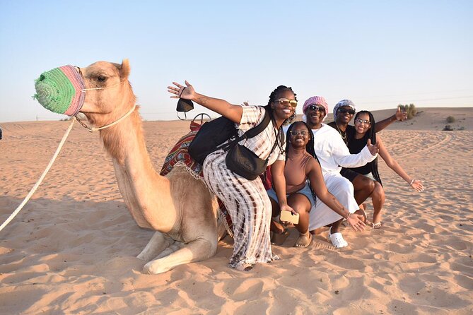 Dubai Desert Safari Dune Bashing, 60min ATV Quad, Camel Ride, BBQ - Five hours at the Majlis desert camp