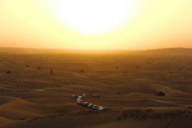 Dubai Desert Safari, Dune Bashing, Camel Ride, Sandboarding & BBQ - The 4WD Dune Ride Is the Main Attraction