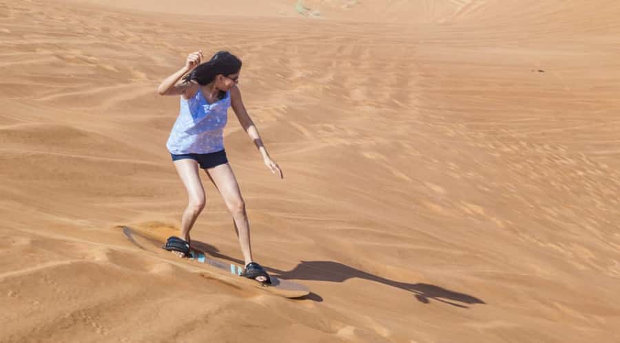 Dubai: Desert Safari, Quad Bike, Camel Ride and Sandboarding - The short camel ride gives you a taste of desert travel