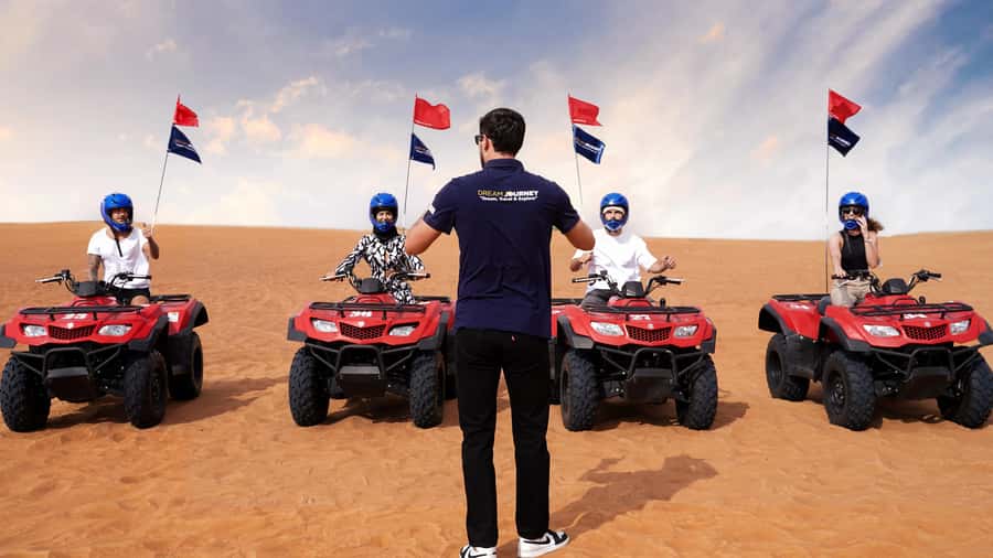 Dubai Desert Safari - Sandboarding, Quad Bike & BBQ Options - The high-dune sunset stop