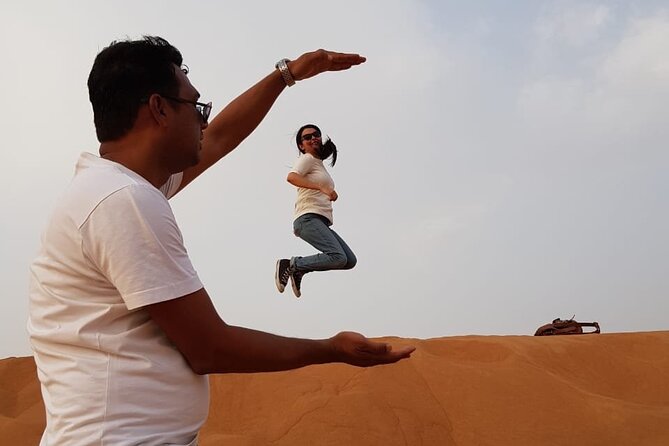 Dubai Desert Safari: Tanoura Show, Dune Bashing and BBQ Dinner - From Dubai hotel pickup to open desert