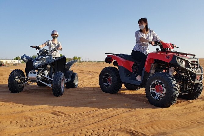 Dubai Desert Safari With BBQ, Quad Bike And Camel Ride - Pickup from Dubai and the ride to Lahbab