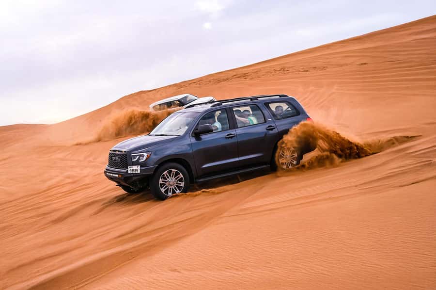 Dubai: Desert Safari with VIP BBQ and Optional Quad Bike - Red dunes, sunset, and a full evening out
