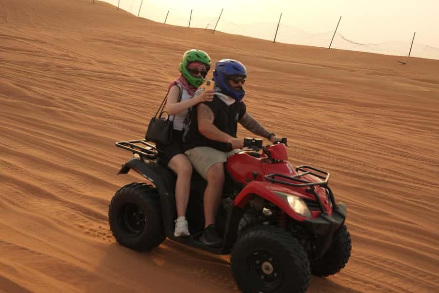 Dubai: Experience 60 Minutes Quad bike & BBQ Dinner - What the transport and timing are really like