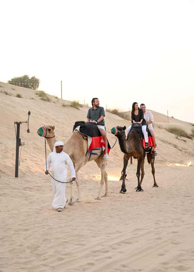 Dubai Fort Lisaili Desert: Quad, Buggy Ride & Free Souvenir - Camel rides, henna, archery, and falcons
