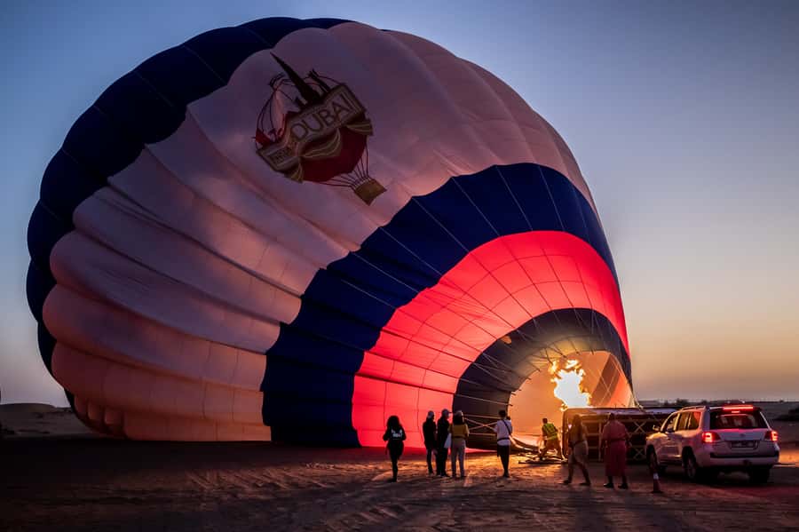 Dubai: Hot Air Balloon, Desert Safari, and Quad Biking Tour - Camel and horse rides at the camp