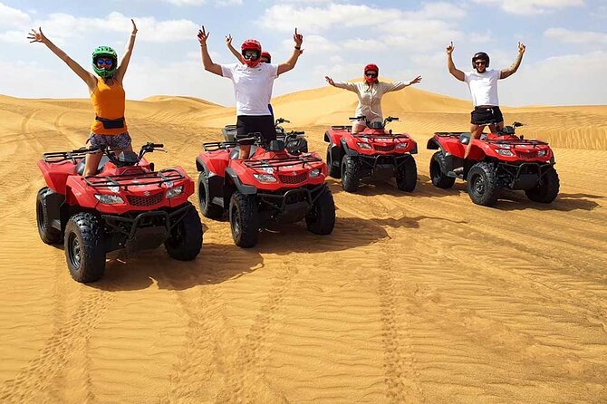 Dubai: Jeep Desert Safari, Camel Ride, and Quad Bike Tour - From Dubai’s streets to Lahbab’s red dunes