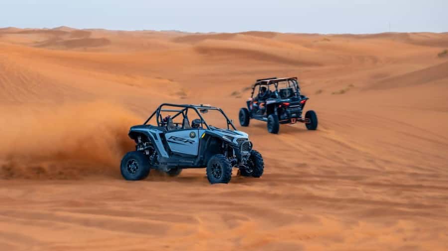 Dubai: Private Dune Buggy, Camel Ride, and Sand Boarding! - Getting to the Al Madam meeting point