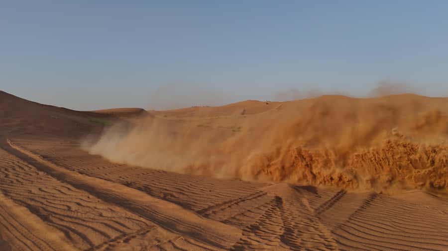 Dubai: Private Dune Buggy, Camel Ride, and Sand Boarding! - Sandboarding on the same dunes