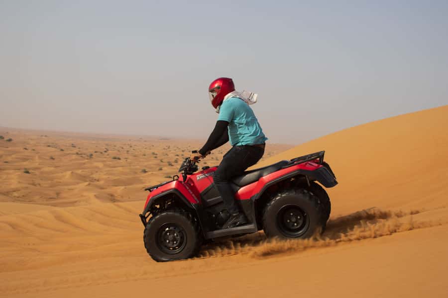 Dubai: Quad & ATV Bike, Red Dune Desert and Safari Adventure - Heat, clothing, and practical comfort