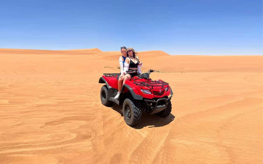 Dubai: Quad Bike, Dune Buggy, and Sandboarding Experience - What the one-hour quad bike ride is really like