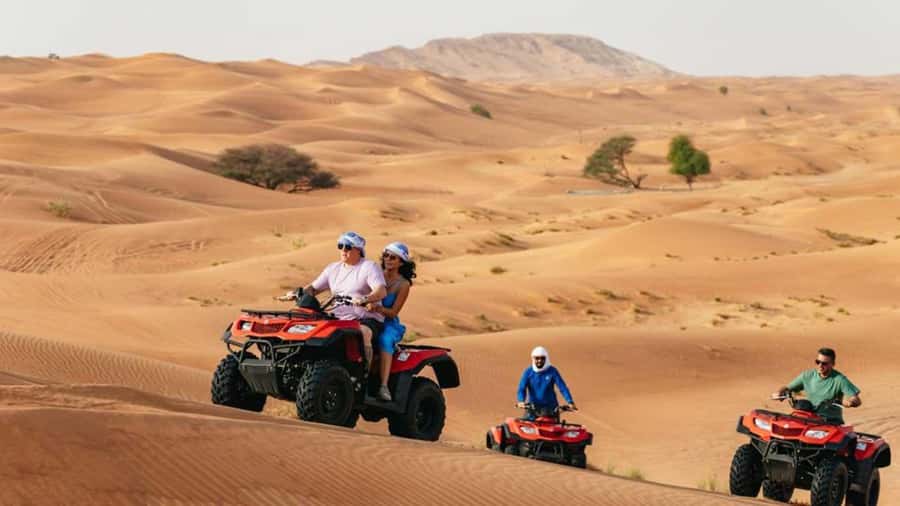 Dubai: Quad Bike, Dune Buggy, and Sandboarding Experience - What the $36 price does and does not cover