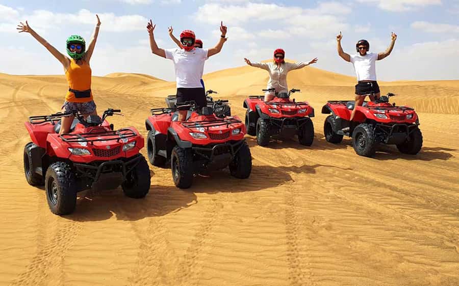Dubai: Quad Bike, Dune Buggy, and Sandboarding Experience - Who should book this desert experience