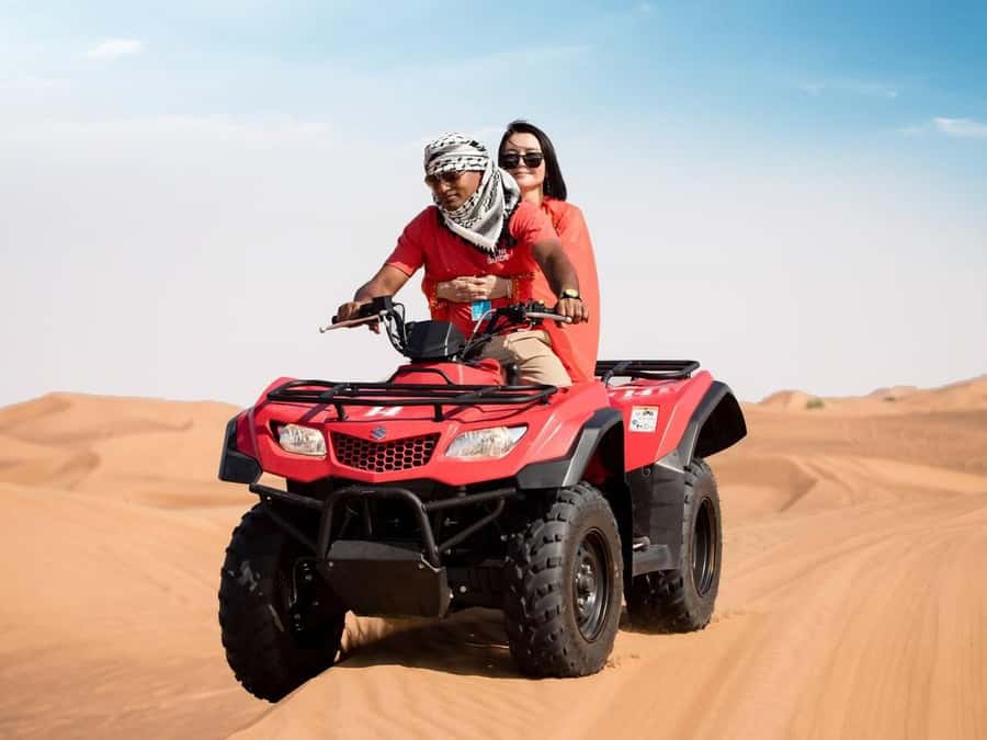 Dubai: Quad Bike or Dune Buggy Adventure & Optional Transfer - Picking between a quad and a dune buggy