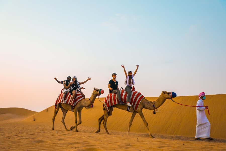 Dubai: Quad Bike Safari, Camels & Al Khayma Camp BBQ Dinner - The Arabian BBQ meal and evening entertainment