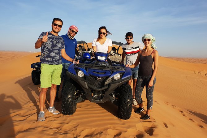 Dubai: Quad Bike Safari, Camels, & Camp with BBQ Dinner - What $36 really buys you