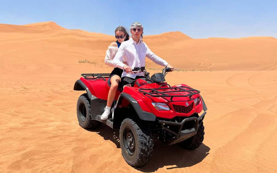 Dubai: Quad Bike Safari, Camels, & Camp with BBQ Dinner - Booking tips that prevent surprises