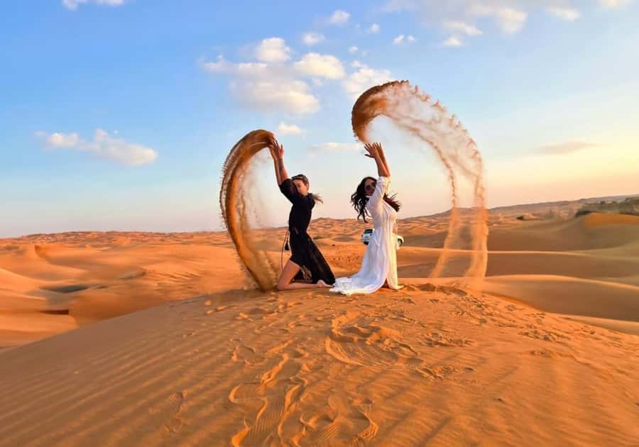 Dubai: Red Dunes Evening Quad Bike, Dune Blast with BBQ - Timing, clothing, and who will enjoy it