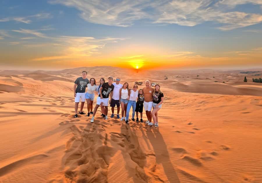 Dubai: Red Dunes Evening Quad Bike, Dune Blast with BBQ - Dune bashing in a Jeep or SUV