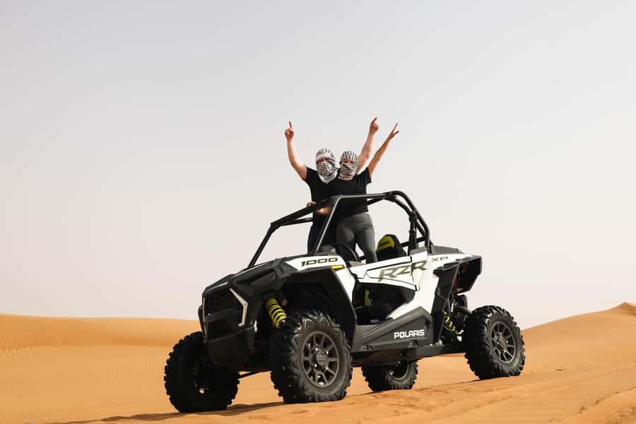 Dubai: Red Dunes Quad Bike, Dune Buggy, Camel & Refreshments - Red dunes first, with the steering in your hands