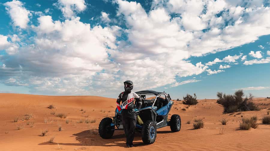 Dubai: Self-Drive 4WD Dune Buggy Guided Desert Adventure - Getting familiar with the Polaris XP 1000