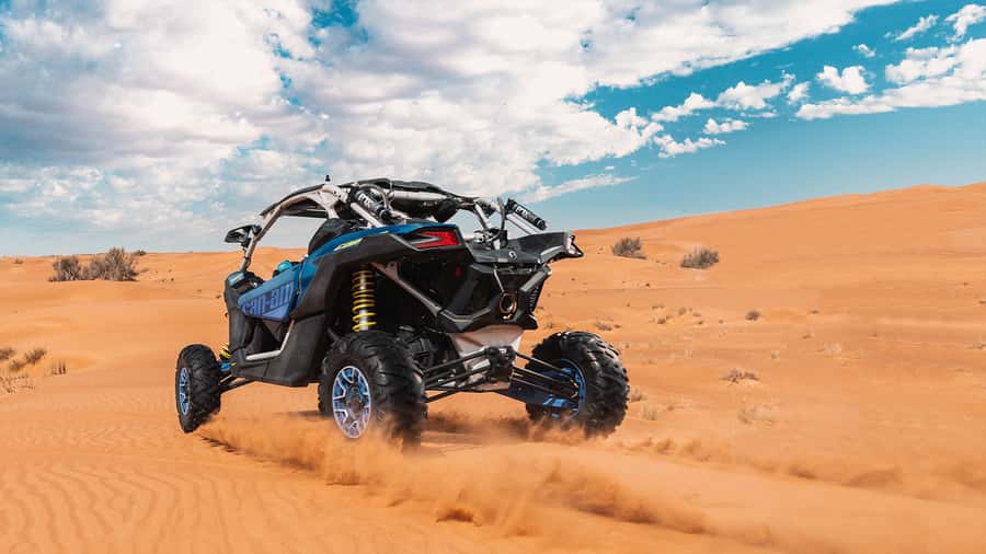 Dubai: Self-Drive 4WD Dune Buggy Guided Desert Adventure - Big Red, Pink Rock, and Fossil Rock