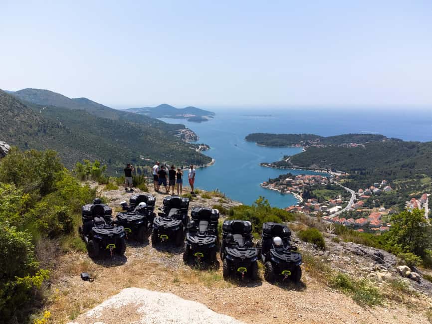 Dubrovnik: 2 Hour Countryside ATV/Quad Safari with pickup - The first viewpoint above Dubrovnik