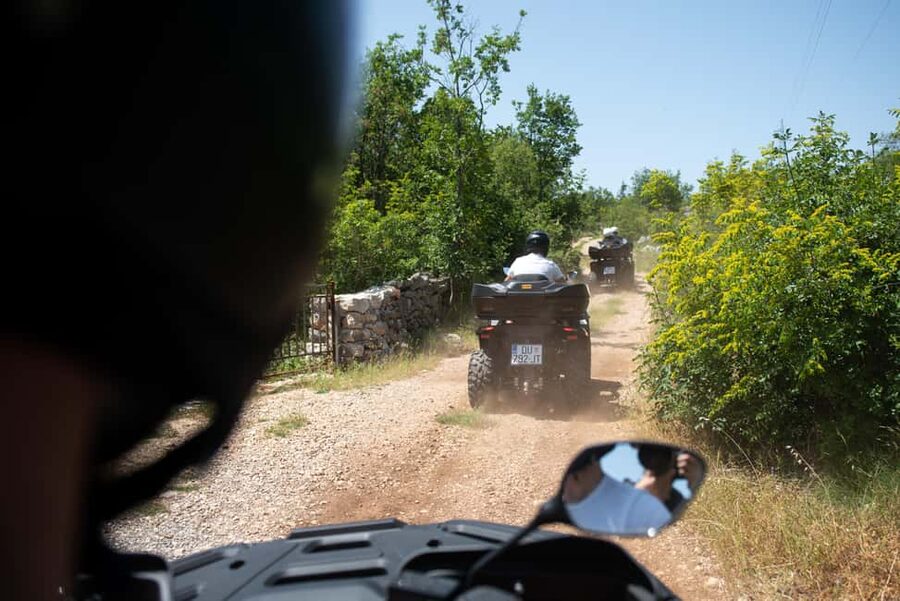 Dubrovnik: 2 Hour Countryside ATV/Quad Safari with pickup - Pickup and getting comfortable at Osojnik