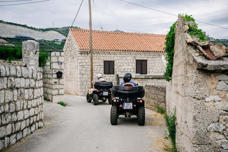 Dubrovnik: 3-hour ATV Safari Tour with Hotel Transfers - Srđ photo time and the view down to the Old Town