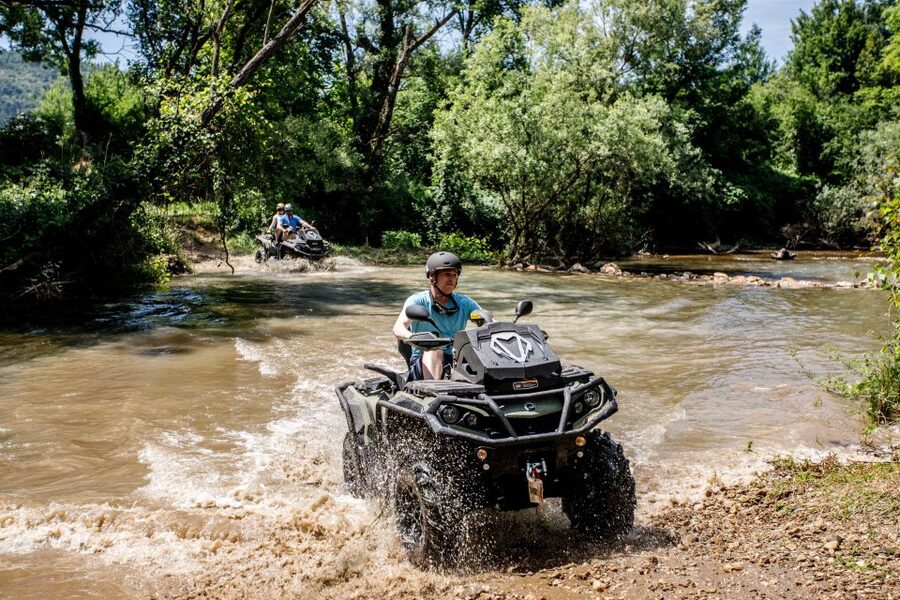 Dubrovnik: Kojan Koral ATV Quad Safari with transport - Čilipi gives the ride a local pause