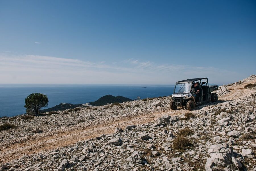 Dubrovnik: Private Panoramic Half-Day Buggy Tour with Brunch - Olive roads and the small village of Ljubac