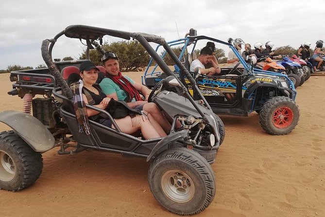 Dune Buggy's - Getting set up for the buggy ride