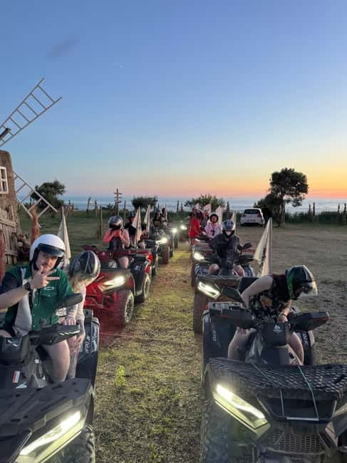 Durres: ATV Golden Hour - The first stops: photographs, sea air, and Durres below