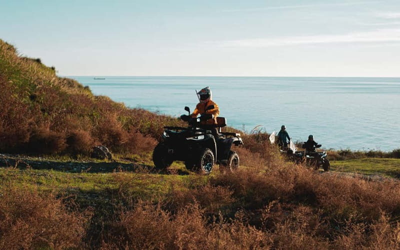 Durres: Kallmi Guided ATV Quad Bike Tour with Helmet - Weather, Dirt, and Comfort