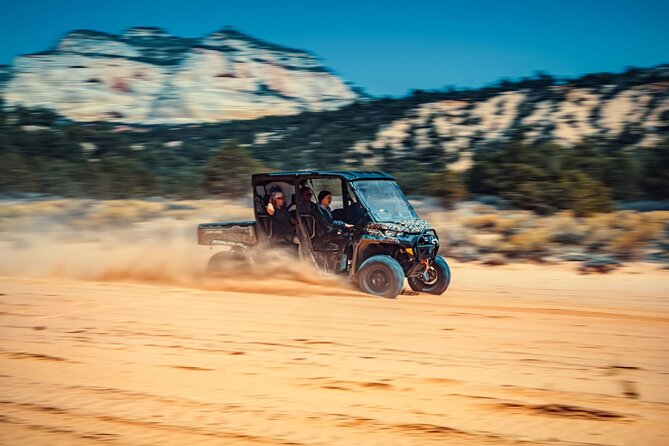 East Zion Crimson Canyon Hike & UTV Adventure - The UTV ride is half the fun