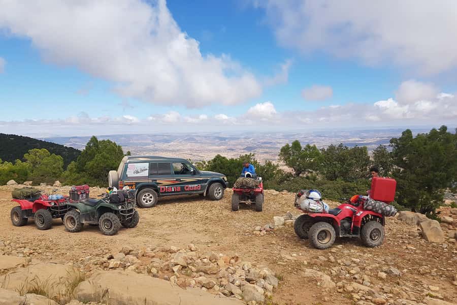 Essaouira P3: Quad tour forest beach dunes (free transfer) - Pine forest, beach, and the changing scenery