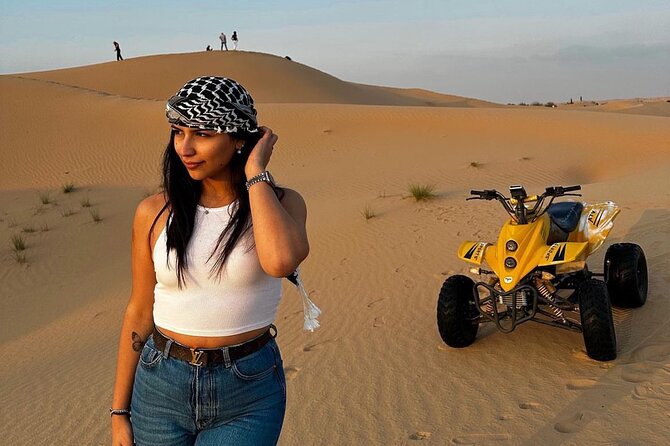 Evening Desert Safari Quad Bike and Live BBQ - Live BBQ under the stars