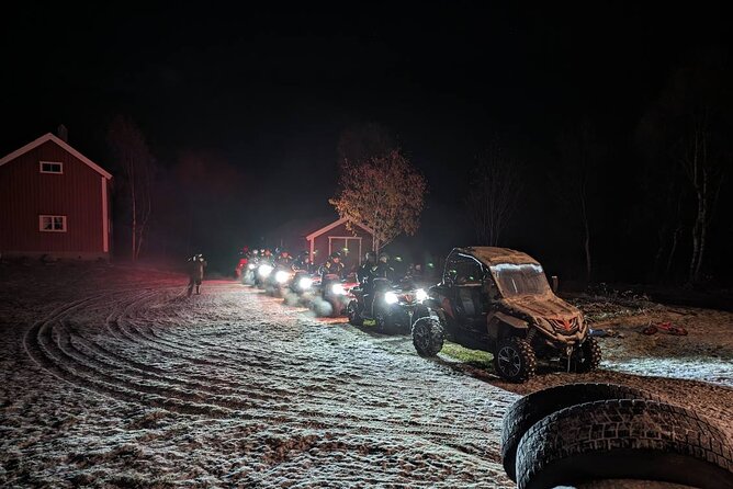 Evening Tour and Aurora Borealis Sightseeing in Norway by ATV - Leaving Alta for a dark Arctic evening