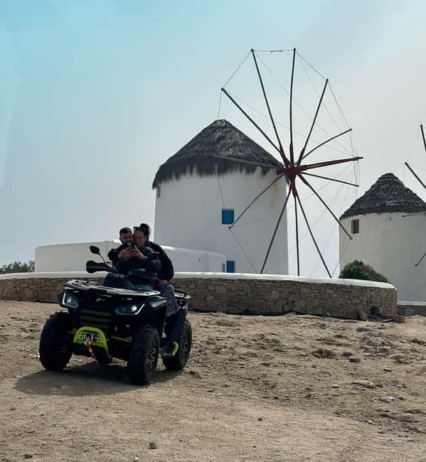 Explore Mykonos Island with a 650cc ATV / QUAD Tour - Fokos Beach, with time limits