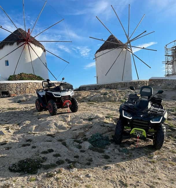 Explore Mykonos Island with a 650cc ATV / QUAD Tour - What the riding feels like
